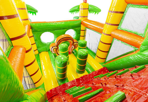 Dschungelparcours mit 3D-objekten für kinder. Kaufen sie aufblasbare hindernisparcours jetzt online bei JB-Hüpfburgen Deutschland