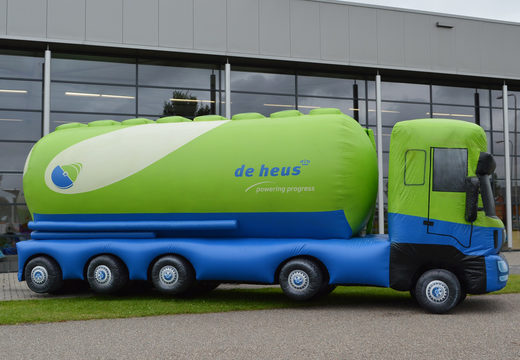 Aufblasbarer truck-hingucker von de heus zu verkaufen. Bestellen sie Ihre aufblasbaren werbeartikel jetzt online bei JB-Hüpfburgen Deutschland