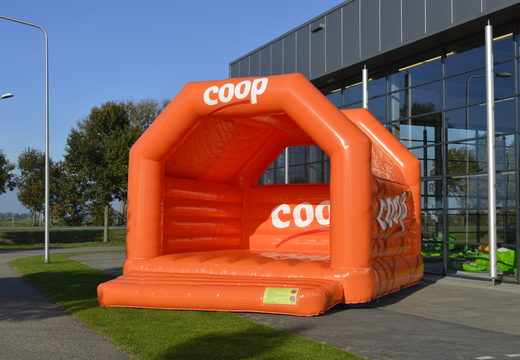 Sonderanfertigungen von Coop Super-hüpfburg sonderanfertigung für verschiedene Anlässe zu verkaufen. Kaufen sie jetzt kundenspezifische aufblasbare hüpfburg werbung online bei JB-Hüpfburgen Deutschland