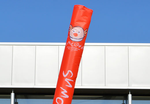 Bestellen sie aufblasbare CliniClowns skytube mit logo und bild bei JB-Hüpfburgen Deutschland. Fordern sie jetzt ein kostenloses design für einen aufblasbaren airdancer in Ihrer eigenen corporate identity an