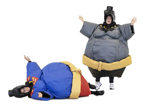 Superman & batman sumo-anzüge für jung und alt online kaufen. Kaufen sie aufblasbare sumo-anzüge bei JB-Hüpfburgen Deutschland