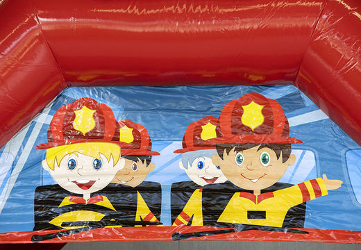 Springburg Standard mit Dach im Thema Feuerwehr für Kinder kaufen