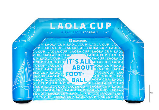 Aufblasbarer bogen, maßgefertigter Laola Cup werbebogen zum Kauf bei JB-Hüpfburgen Deutschland. Bestellen sie maßgeschneiderte aufblasbare reklamebogen online bei JB-Hüpfburgen Deutschland