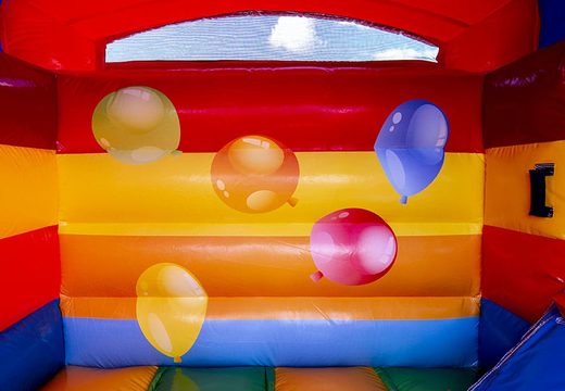 Aufblasbare hüpfburg für kleine kommerzielle zwecke mit rutsche im party-thema, die sie bei JB-Hüpfburgen Deutschland online kaufen können