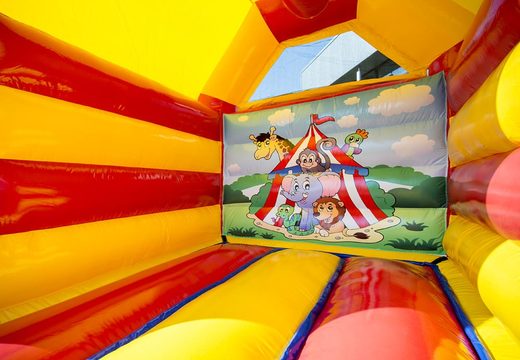 Midi-hüpfburg mit zirkus-thema zu kaufen. Bestellen sie hüpfburgen bei JB-Hüpfburgen Deutschland online 