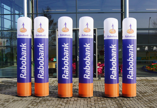 Kaufen sie große aufblasbare rabobank-säulen. Bestellen sie ihre aufblasbaren säulen jetzt online bei JB-Hüpfburgen Deutschland