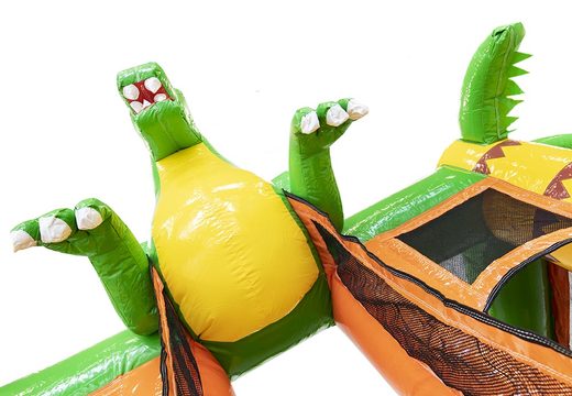 Kleine Springburg Multiplay mit Dach und Rutsche im Thema Dino für Kids kaufen