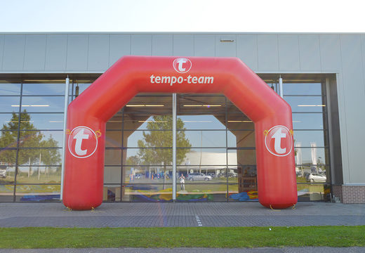Bestellen sie einen maßgeschneiderten Tempo Team start- und zielbogen bei JB-Hüpfburgen Deutschland. Kaufen sie aufblasbarer bögen für Werbezwecke online bei JB-Hüpfburgen Deutschland