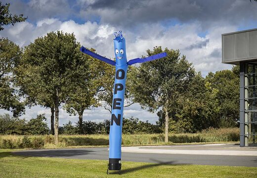 Kaufen sie den 6m aufblasbaren airdancer offen in blau bei JB-Hüpfburgen Deutschland. Bestellen sie jetzt die standard skytube online für jede veranstaltung