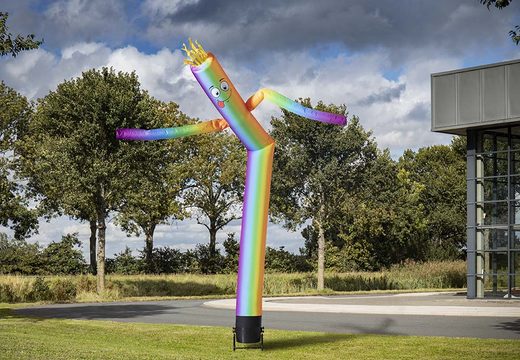 Kaufen sie jetzt den 6m airdancer in Regenbogenfarbe vertikal online bei JB-Hüpfburgen Deutschland. Alle handelsüblichen aufblasbaren skydancer werden superschnell geliefert
