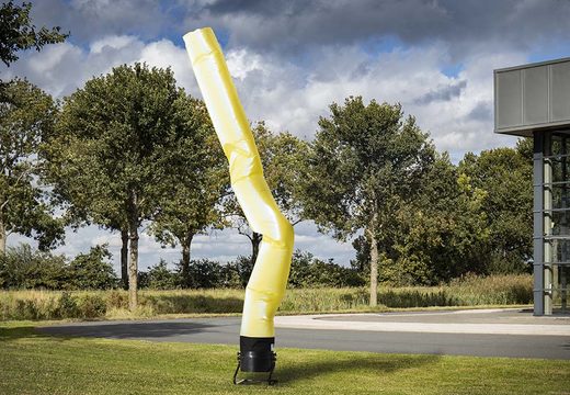 Kaufen sie den aufblasbaren airdancer lose 4m hoch in gelb online bei JB-Hüpfburgen Deutschland; spezialist für aufblasbare skytubes & skydancer für jedes event