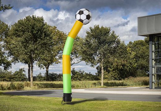 Bestellen sie den 6m airdancer mit 3D ball in gelbgrün online bei JB-Hüpfburgen Deutschland. Alle handelsüblichen aufblasbaren skydancer werden superschnell geliefert