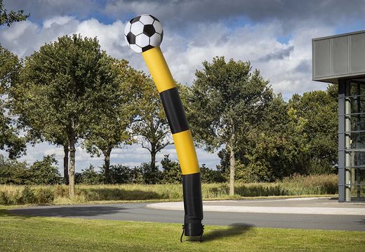 Bestellen sie den 6m airdancer mit 3D ball in gelb schwarz bei JB-Hüpfburgen Deutschland. Kaufen sie standard skytube für sportveranstaltungen