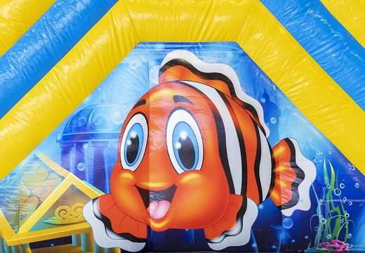 Seaworld water slide hüpfburg mit wasserrutsche für kinder kaufen. Bestellen sie aufblasbare hüpfburgen online bei JB-Hüpfburgen Deutschland