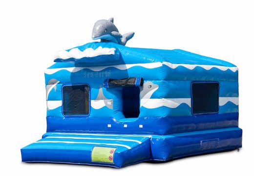 Hüpfburg Bälle Becken mit Dach im Thema Seaworld für Kinder online zu kaufen