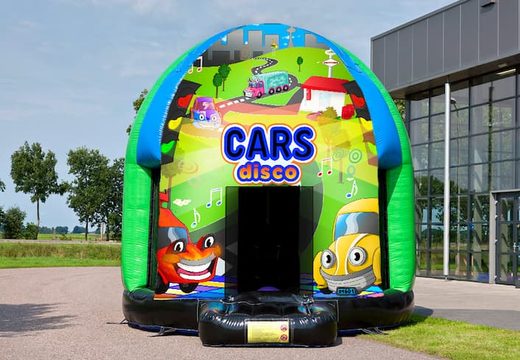 Kaufen sie eine 3,5 m große hüpfburg mit mehreren themen. Themenautos für kinder. Bestellen sie aufblasbare hüpfburgen bei JB-Hüpfburgen Deutschland