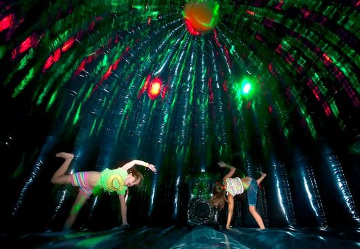 Bestellen sie einen 4 m langen standard-hüpfburg mit disco-thema für kinder. Aufblasbare hüpfburgen für kinder zum verkauf online bei JB-Hüpfburgen Deutschland
