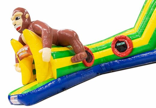 Bestellen sie eine krabbeltunnel-hüpfburg mit gorilla-Thema für kinder. Kaufen sie hüpfburgen online bei JB-Hüpfburgen Deutschland