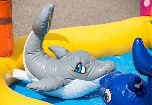 Kaufen sie aufblasbare halboffene hüpfburg playzone seaworld mit plastikbällen und 3D-objekten für kinder. Bestellen sie hüpfburgen online bei JB-Hüpfburgen Deutschland