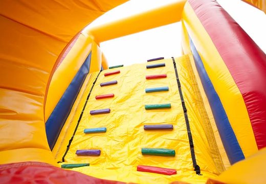 glij en klim mat bestellen voor opblaasbare stormbaan van 13,5 meter voor kinderen en spelen