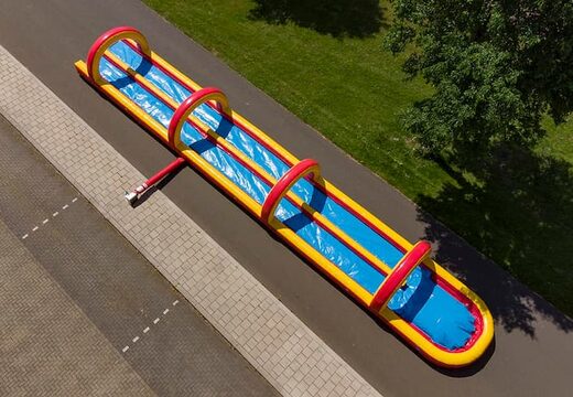 Bestellen sie eine aufblasbare 20 meter lange doppelröhrenrutsche. Kaufen sie aufblasbare bauchrutschen jetzt online bei JB-Hüpfburgen Deutschland