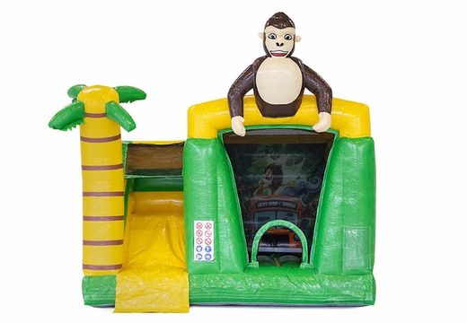 Kaufen sie eine aufblasbare multiplay-hüpfburg im dschungel-design inklusive 3D-objekt eines gorillas mit oder ohne badewanne für kinder bei JB-Hüpfburgen Deutschland. Bestellen sie hüpfburgen online bei JB-Hüpfburgen Deutschland
