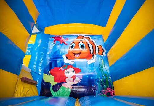 Kaufen sie bei JB-Hüpfburgen Deutschland eine hüpfburg mit wasserrutsche im meereswelt-design mit anschließbaren badewannen. Bestellen sie hüpfburgen online bei JB-Hüpfburgen Deutschland
