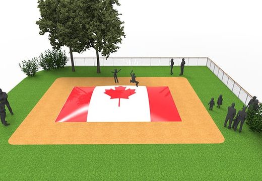 Airmountain mit kanada-flagge für kinder bestellen. Kaufen sie aufblasbare luftberge jetzt online bei JB-Hüpfburgen Deutschland