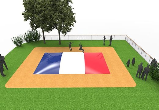 Kaufen sie den aufblasbaren airmountain mit französischer flagge für kinder. Bestellen sie aufblasbare luftberge jetzt online bei JB-Hüpfburgen Deutschland