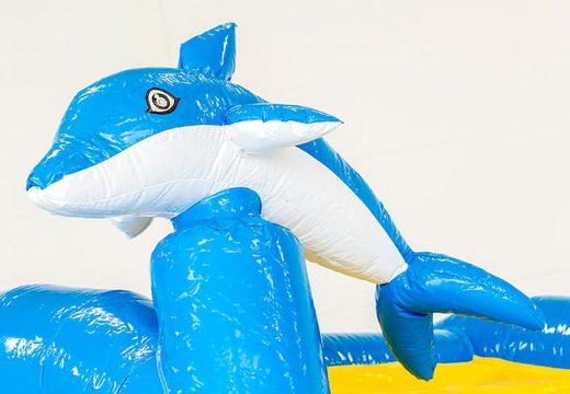 Bestellen sie mini aufblasbare jumpy extra spaß delfin multiplay hüpfburg mit rutsche für kinder. Kaufen sie aufblasbare hüpfburgen online bei JB-Hüpfburgen Deutschland