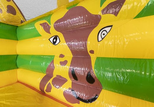 Perfekte aufblasbare rutsche mit giraffenmotiv und 3D-objekten zum Bestellen für kinder. Kaufen sie aufblasbare rutschen jetzt online bei JB-Hüpfburgen Deutschland