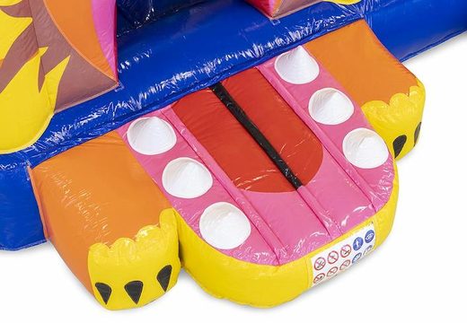 Kaufen Sie aufblasbare Multiplay-Hüpfburg im Löwenmotiv für Kinder
