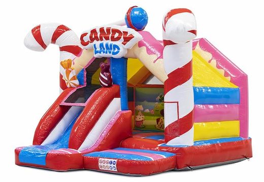 Slide Combo Candy Theme Slide Aufblasbarer Prahler zum Verkauf für Kinder