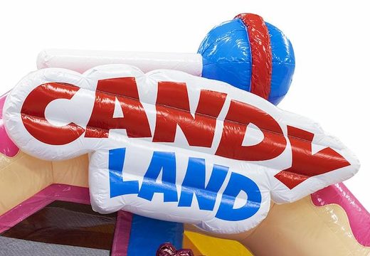Bestellen Sie Slide Combo Candy Thema Aufblasbare Hüpfburg mit Rutsche für Kinder