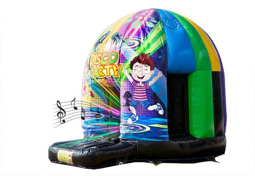 Aufblasbarer Disco-Hüpfburg mit mehreren Themen, 4 Meter, mit Musik und Lichtern für Kinder zu verkaufen