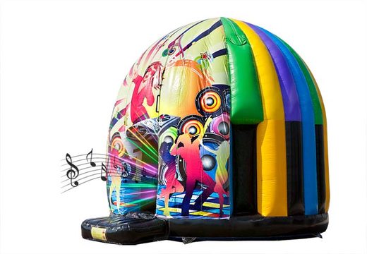 Bestellen Sie aufblasbare Disco-Hüpfburg 5,5 Meter in mehreren Themen für Kinder