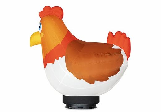 Op maat gemaakte opblaasbare kip met interne blower aanvragen