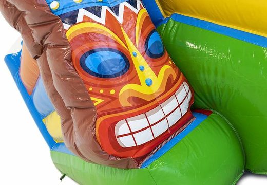 Aloha Thema aufblasbarer Hüpfburg mit Rutsche für Kinder zu verkaufen