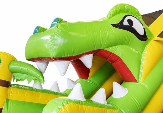 Kaufen Sie aufblasbare kompakte Rutsche mit Dinosaurier-Thema für Kinder