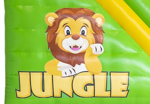 Bestellen Sie aufblasbares Rutschen-Luftkissen mit Dschungelmotiven für Kinder