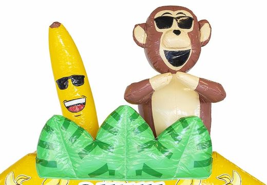 Kaufen Sie aufblasbares Standard-Luftkissen mit Bananen und Affen darauf für Kinder