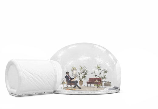Aufblasbare Kuppel transparent 5m mit geschlossener Kabine zum Verkauf bei JB Inflatables