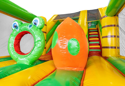 Aufblasbare Rutsche mit Hüpfburgabschnitt zum Verkauf im Dino-Thema für Kinder
