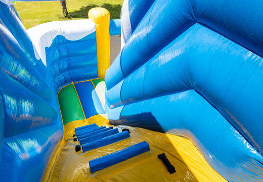 Kaufen Sie einen großen aufblasbaren Hüpfburg-Spielpark im Meereswelt-Thema von 15 Metern für Kinder