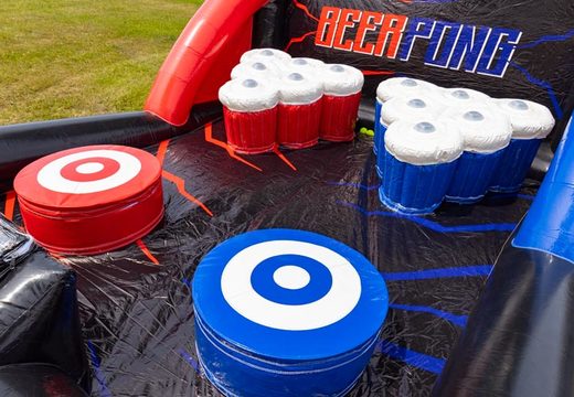Kaufen Sie aufblasbares Bier-Pong-Spiel mit interaktiven Spots zum Spielen gegeneinander für Kinder und Erwachsene