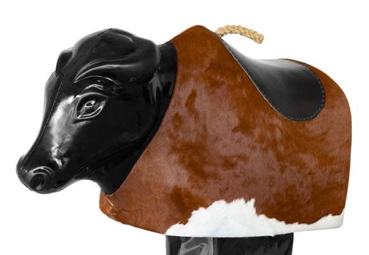 Bestellen Sie einen mechanischen Rodeo-Stier mit Stierhaut für Kinder oder Erwachsene zum Reiten