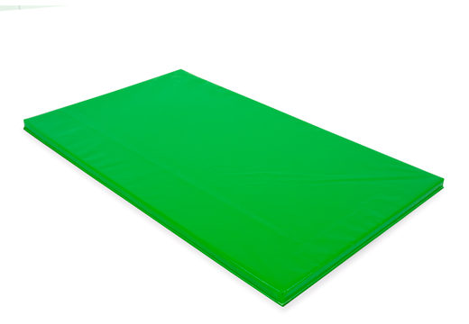 Kaufen Sie eine grüne Fallmatte 2 Meter, um sie für die Sicherheit bei Hüpfburgen und anderen Spielgeräten zu verwenden