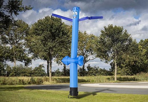 Bestellen sie einen aufblasbaren 6m airdancer 3d Richtungspfeil in Hellblau bei JB-Hüpfburgen Deutschland. Aufblasbare skytube in standardfarben und -größen direkt online kaufen