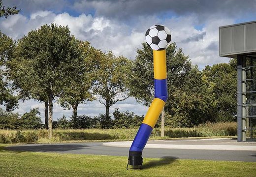 Bestellen sie die 6m skydancer mit 3D ball in blau und gelb bei JB-Hüpfburgen Deutschland. Kaufen sie standard skytube für sportveranstaltungen