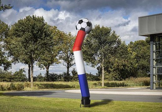 Kaufen sie den 6m airdancer mit 3D ball in rot weiß blau jetzt online bei JB-Hüpfburgen Deutschland. Alle Standard aufblasbaren skydancer werden sehr schnell geliefert